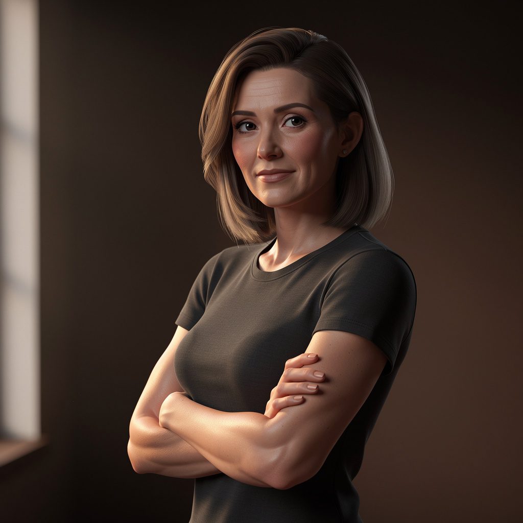 Portrait of Murevix's founder and creative director in the studio